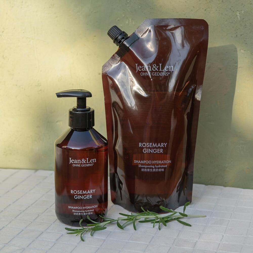 Jean & Len Shampoo Rosemary & Ginger Refill  600 ml