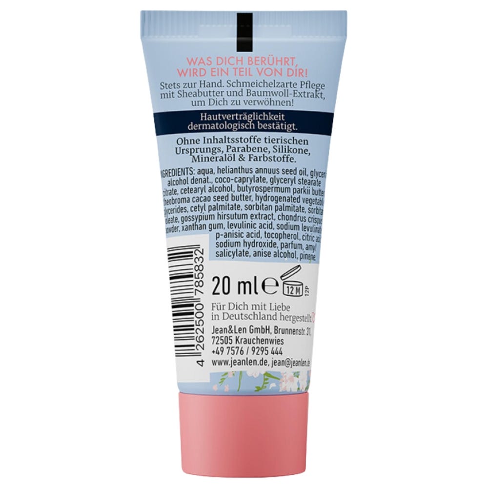 Jean & Len Handbalsam Baumwolle/Sheabutter 20 ml