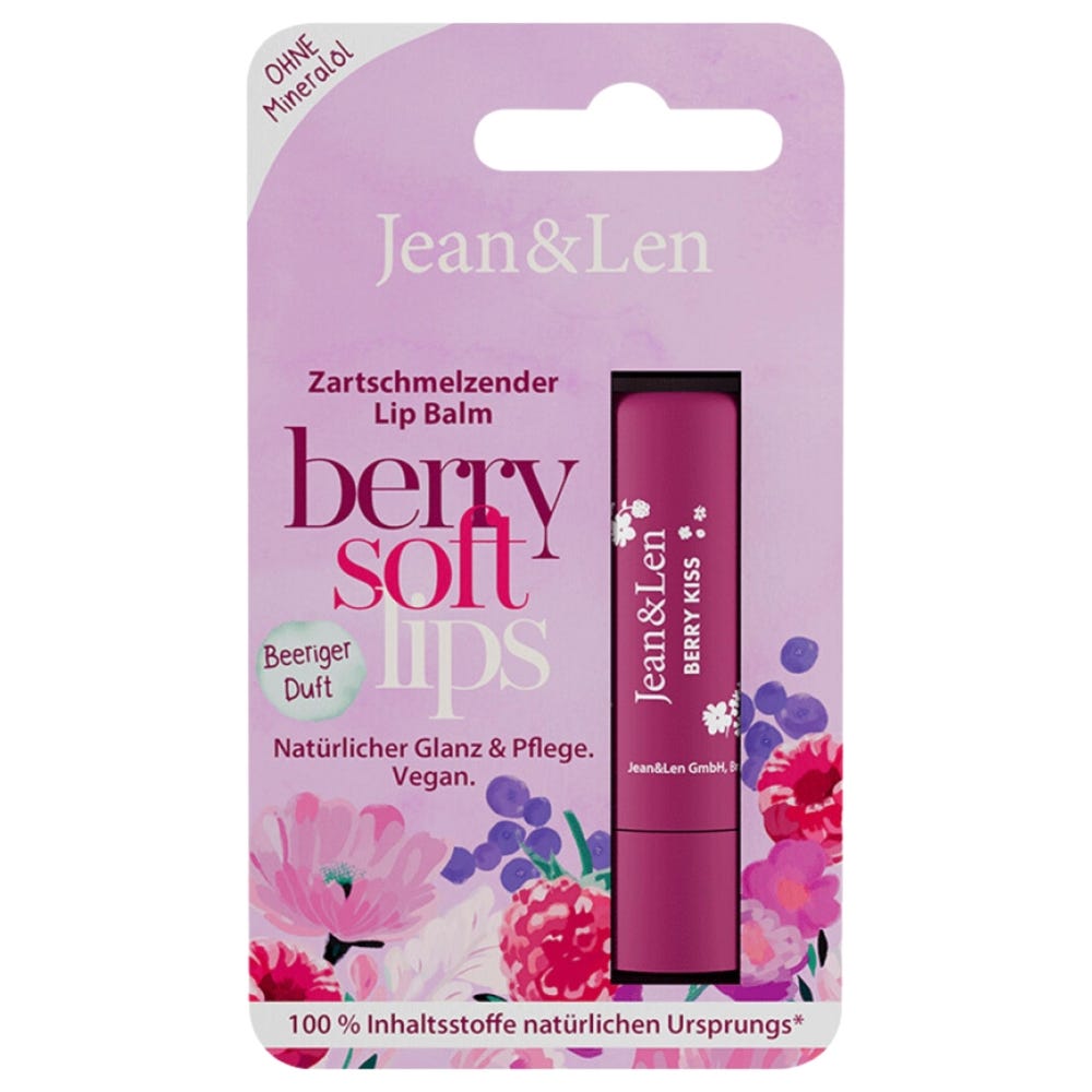 Jean & Len Lip Balm Beere 5 g