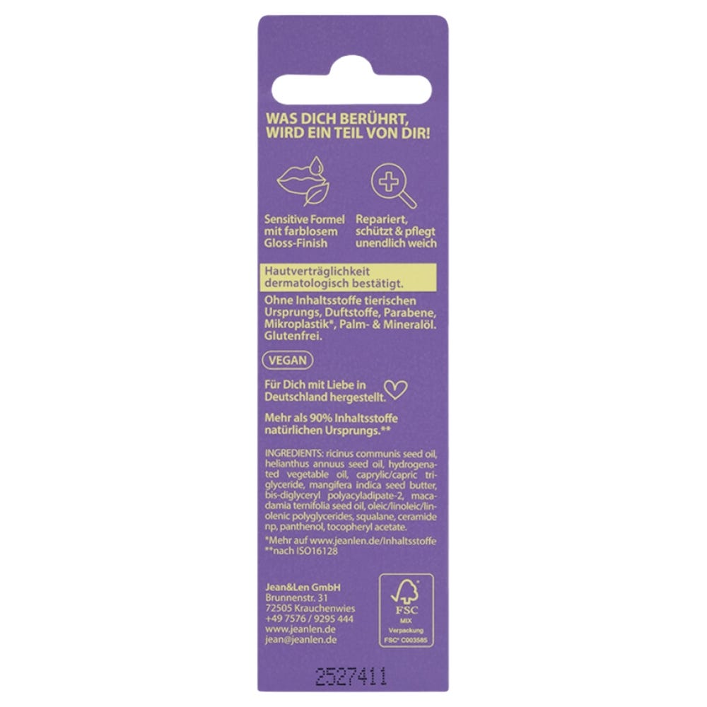 Jean & Len Lip Treatment Sugar Clear 10 ml