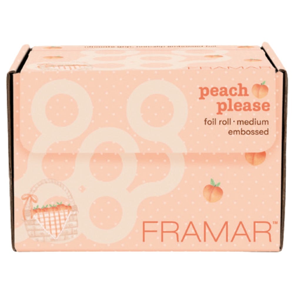 Framar Peach Please Embossed Roll