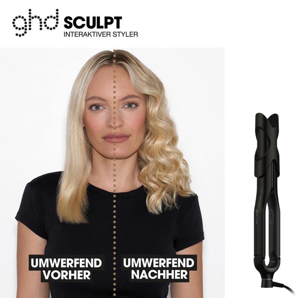 GHD sculpt Styler Glätteisen Schwarz