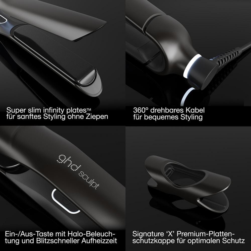 GHD sculpt Styler Glätteisen Schwarz