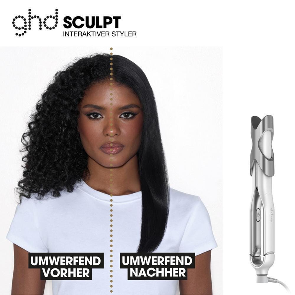 GHD sculpt Styler Glätteisen weiß