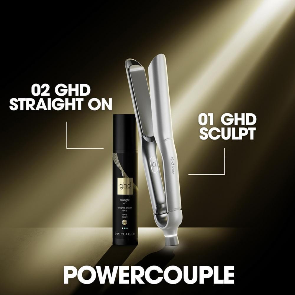 GHD sculpt Styler Glätteisen weiß