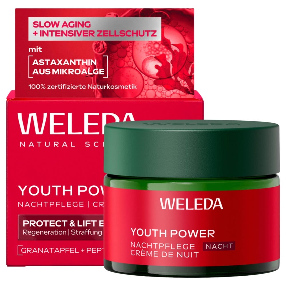 Weleda Youth Power Nachtpflege Granatapfel 40 ml
