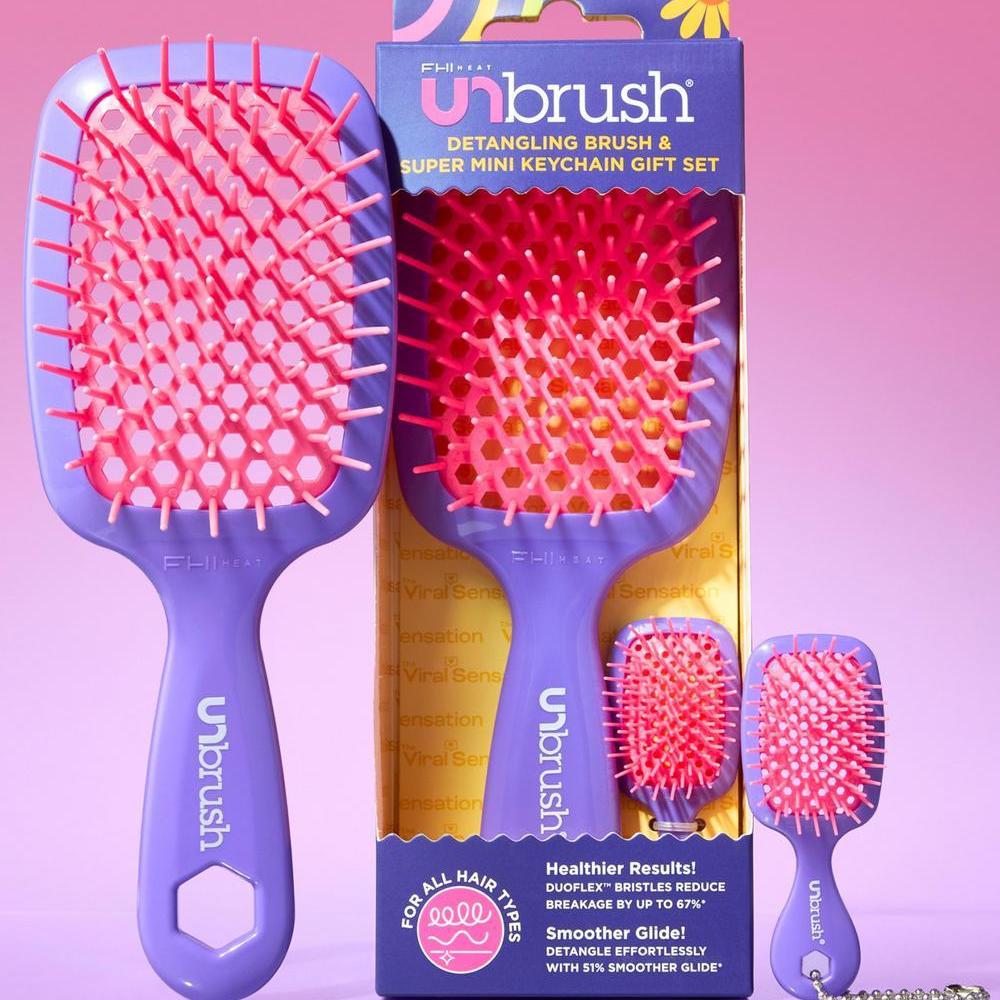 UNbrush and Super Mini Set Neon Purple