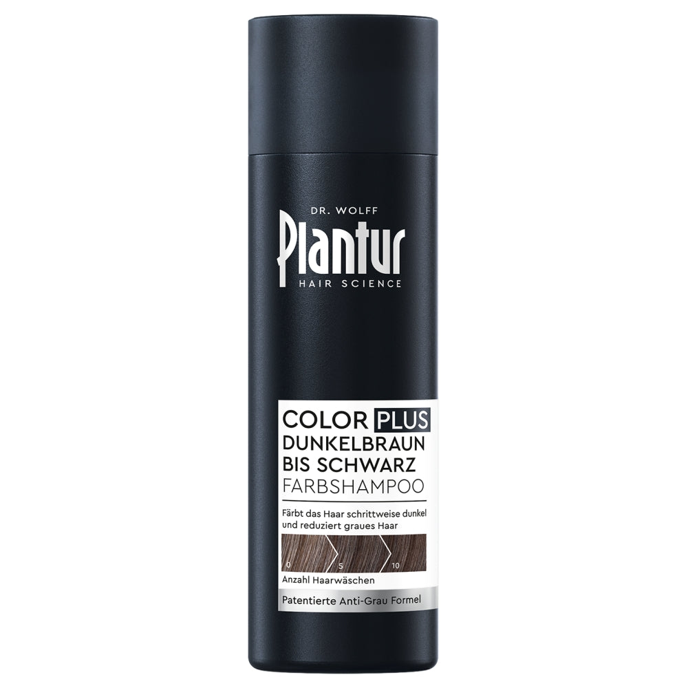 PLANTUR 39 Color Plus Dunkelbraun bis Schwarz Farbshampoo 200 ml