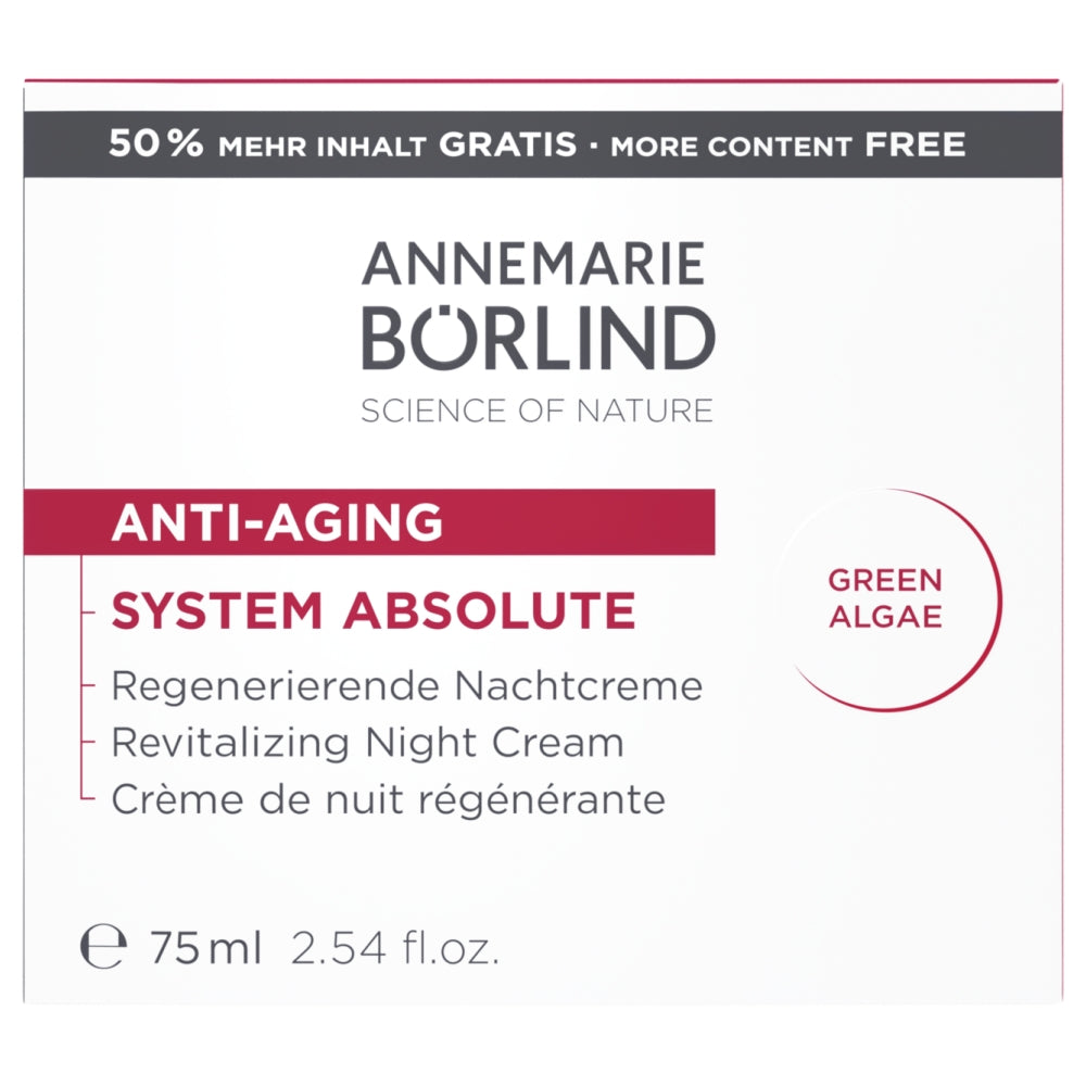 ANNEMARIE BÖRLIND SYSTEM ABSOLUTE Regenerierende Nachtcreme 75 ml