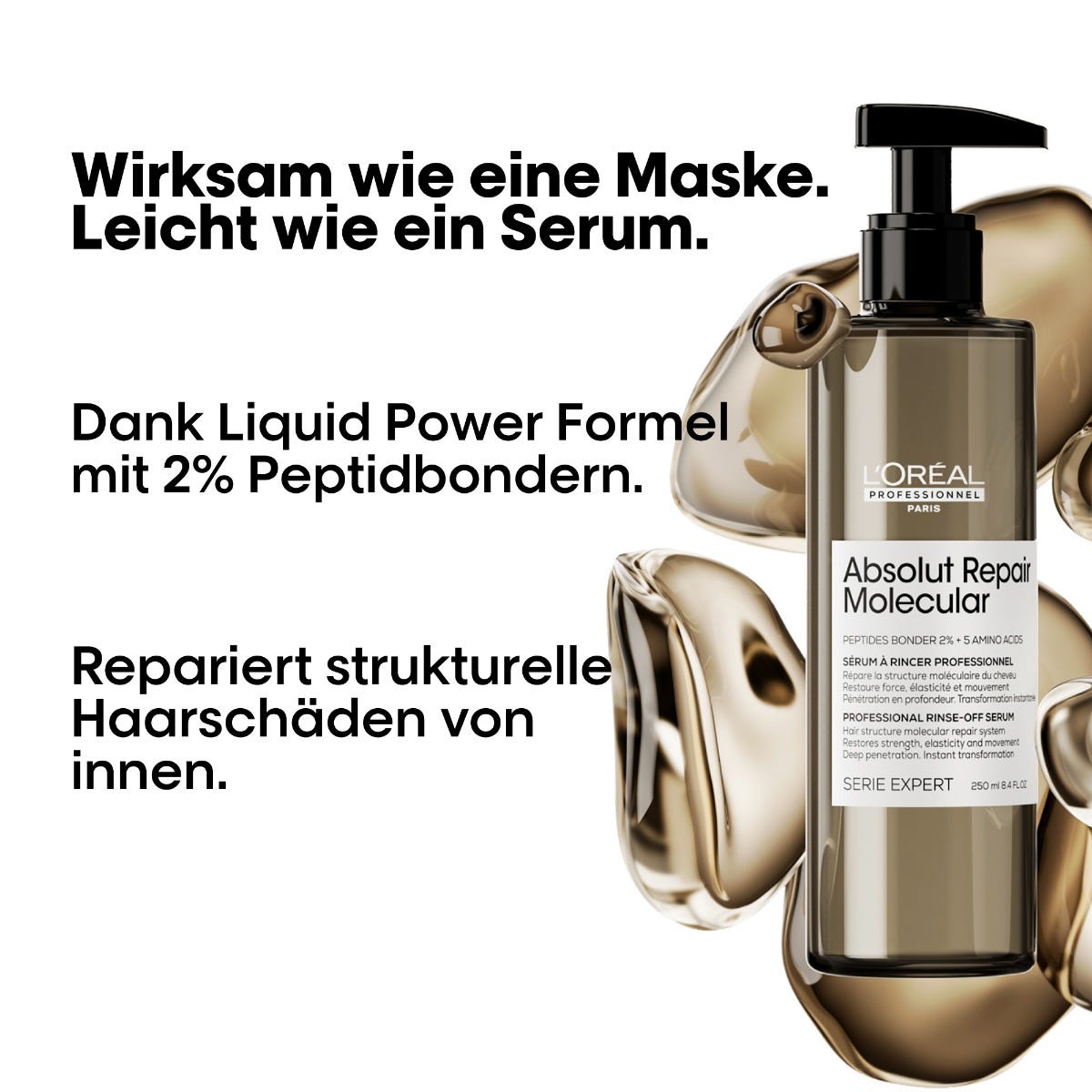 L'Oréal Professionnel Paris Serie Expert Absolut Repair Molecular Rinse-Off Serum 250 ml