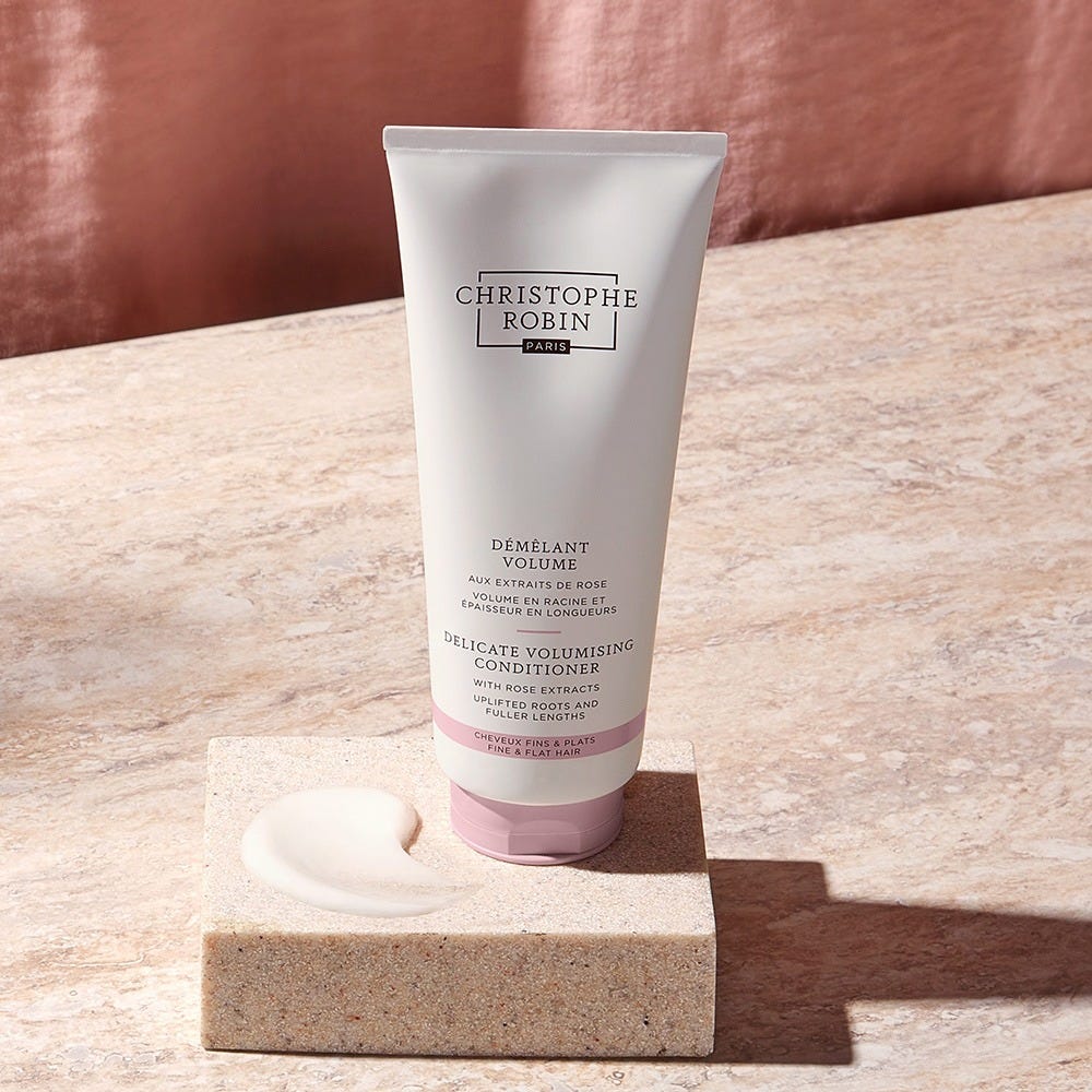 Christophe Robin Volume Cleansing Volumising Conditioner with Rose Extracts 200 ml