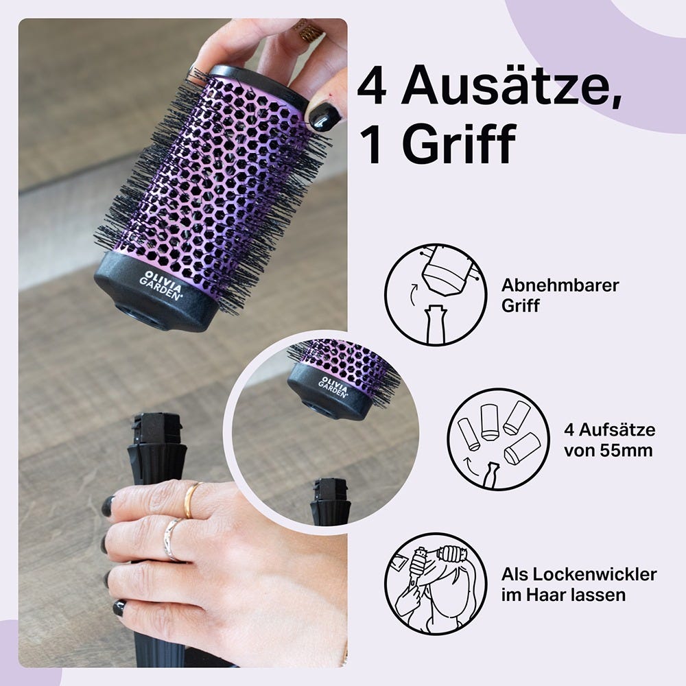 Olivia Garden MultiBrush Curlers Kit 55