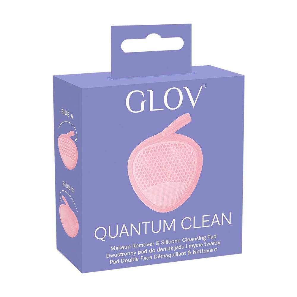 GLOV Makeup Remover & Silicone Cleansing Pad Pink