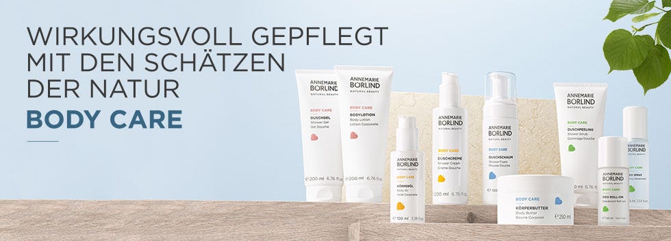 ANNEMARIE BÖRLIND BODY CARE ANNEMARIE BÖRLIND BODY CARE