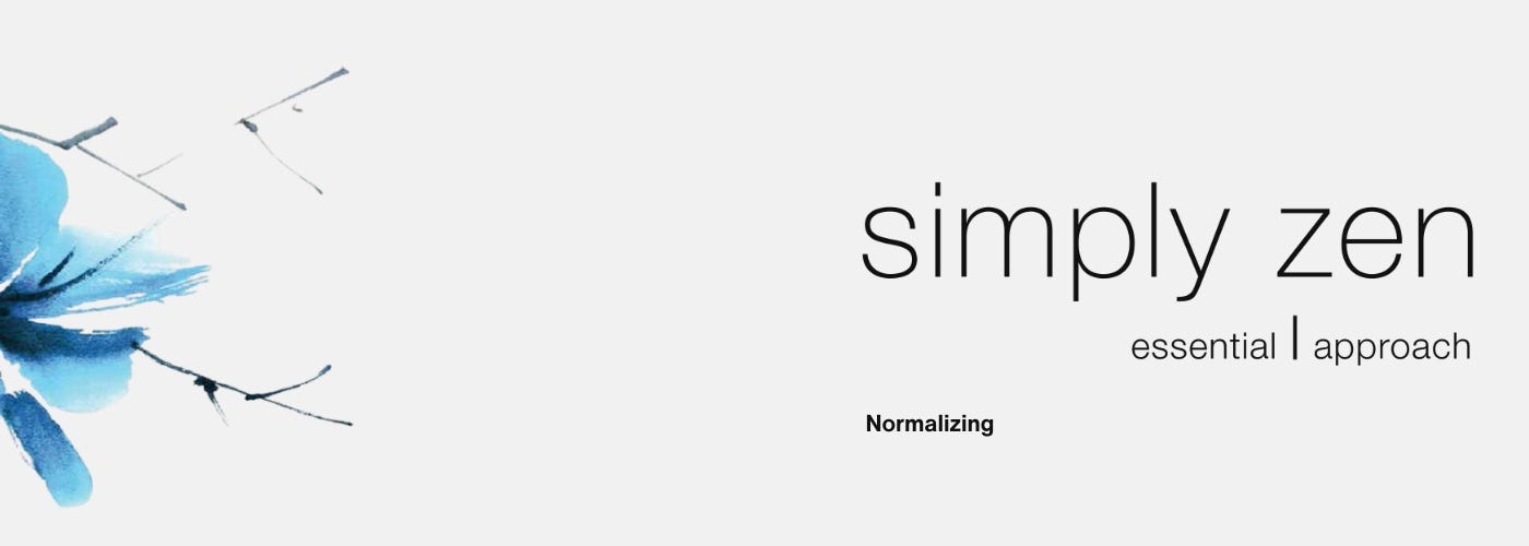 Normalizing Normalizing