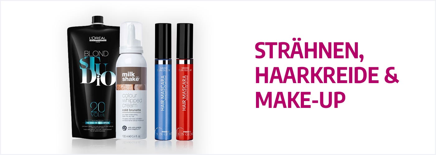 Strähnen, Haarkreide & Make-Up Strähnen, Haarkreide & Make-Up