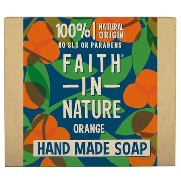 Faith in Nature Orange Hand Soap Bar 100 g