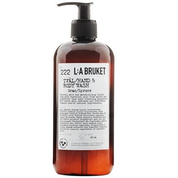 L:A BRUKET No. 222 Hand & Body Wash Spruce 450 ml