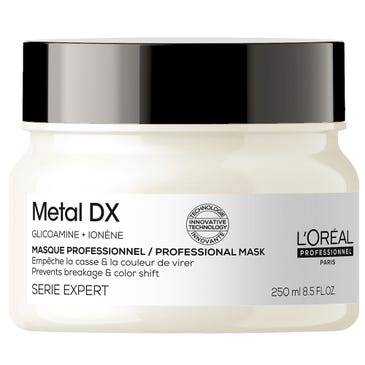 L'Oréal Professionnel Paris Serie Expert Metal DX Maske, für coloriertes und geschädigtes Haar, langanhaltende Farben & Glanz 250 ml