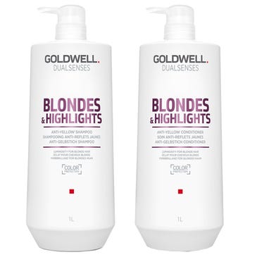 Goldwell Dualsenses Blondes & Highlights Bundle Shampoo + Conditioner 2x1000 ml