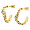 Paul Valentine Adorn Hoops Ohrringe gratis