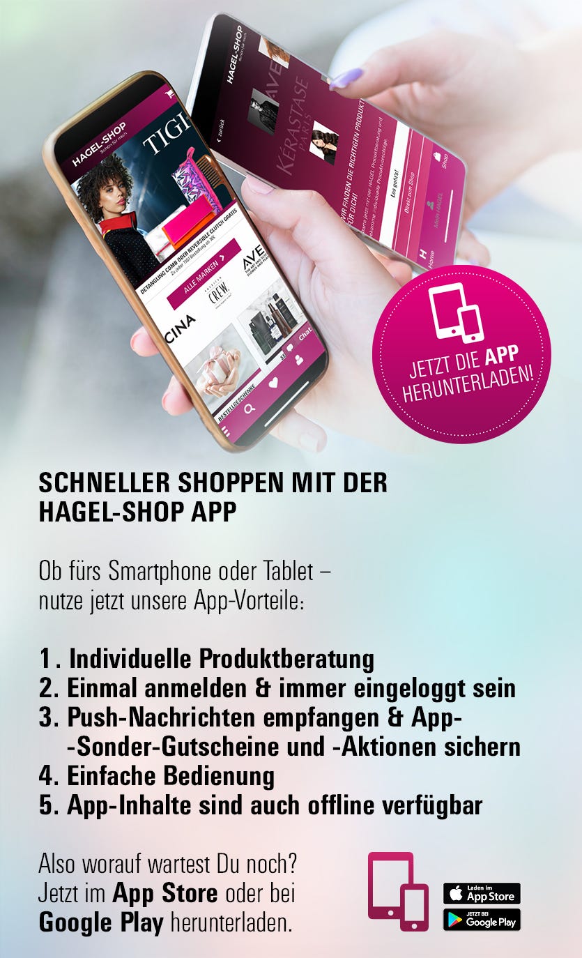 Hagel App-Vorteile